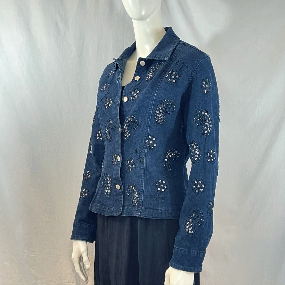 Embellished Denim Jacket | Flashback - Picture 2 of 8